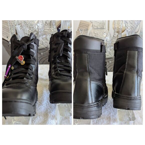 Original SWAT 9” Classic Side Zip Tactical Lace-up/zip Boots  Sz 6 - Picture 8 of 11